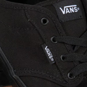 ATWOOD BLACK / BLACK - Scarpe Basse Stringate Uomo Nere 3434 . VANS 