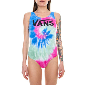 Wm Tie-Dye Bodysuit - Multicolor - Body Donna Multicolore VN0A3UOYTIE . VANS 