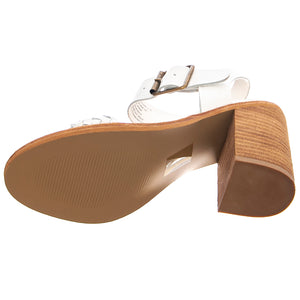 Womens Cadence Sandals - White Leat - Sandali Donna Bianchi CADE01S1-WHITE LEAT . STEVE MADDEN 