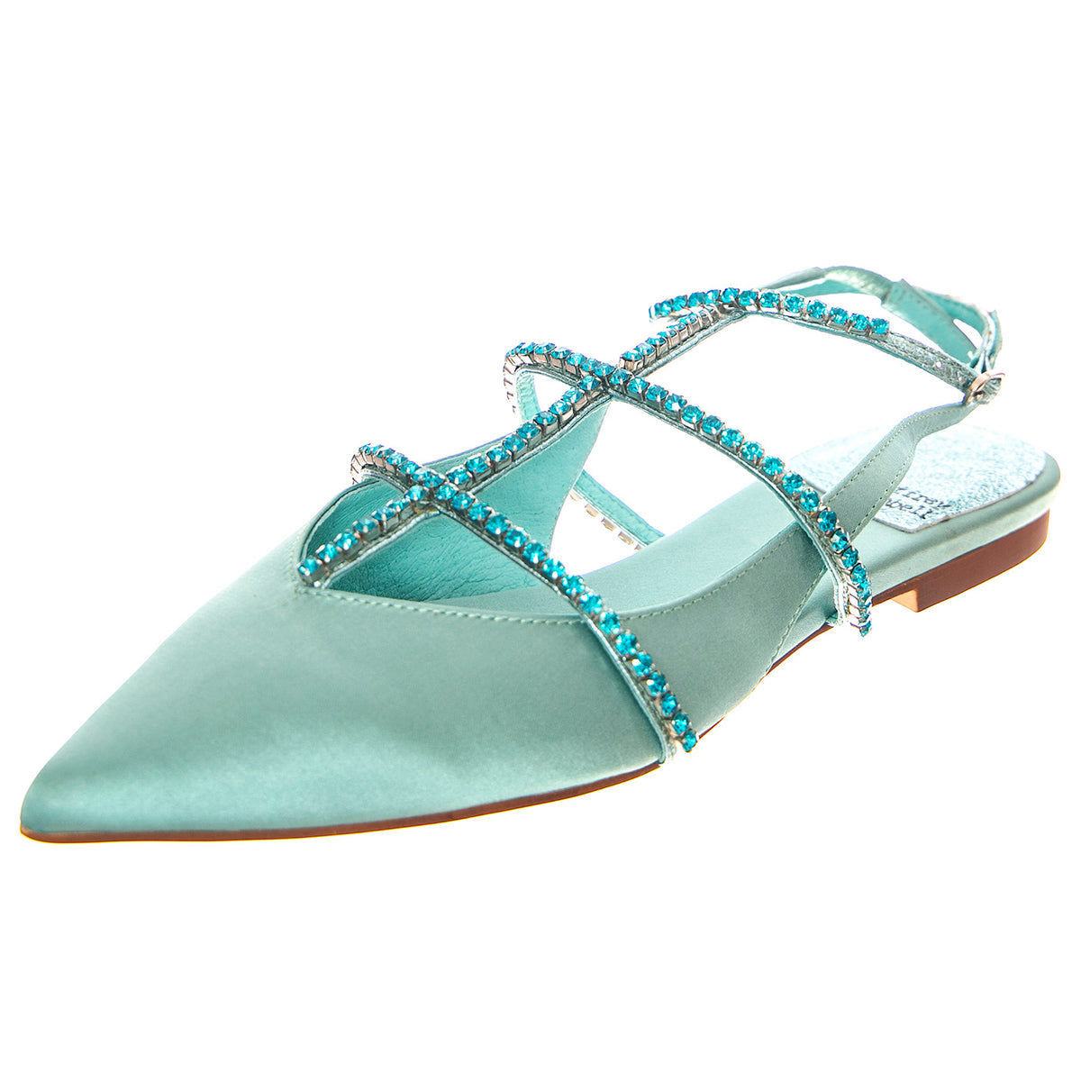 W' Pristina-Torquoise Saint Combo - Sandali Donna Turchesi JCR2P-150A . JEFFREY CAMPBELL 