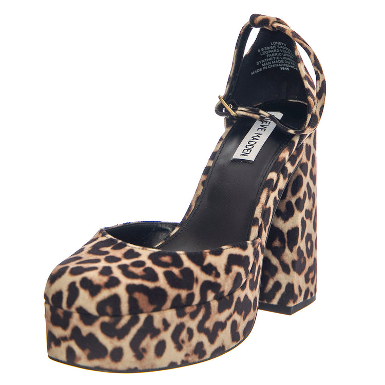 Londyn Leo Velvet - Sandali Donna Multicolore SM-LOND04S1-LEO . STEVE MADDEN 