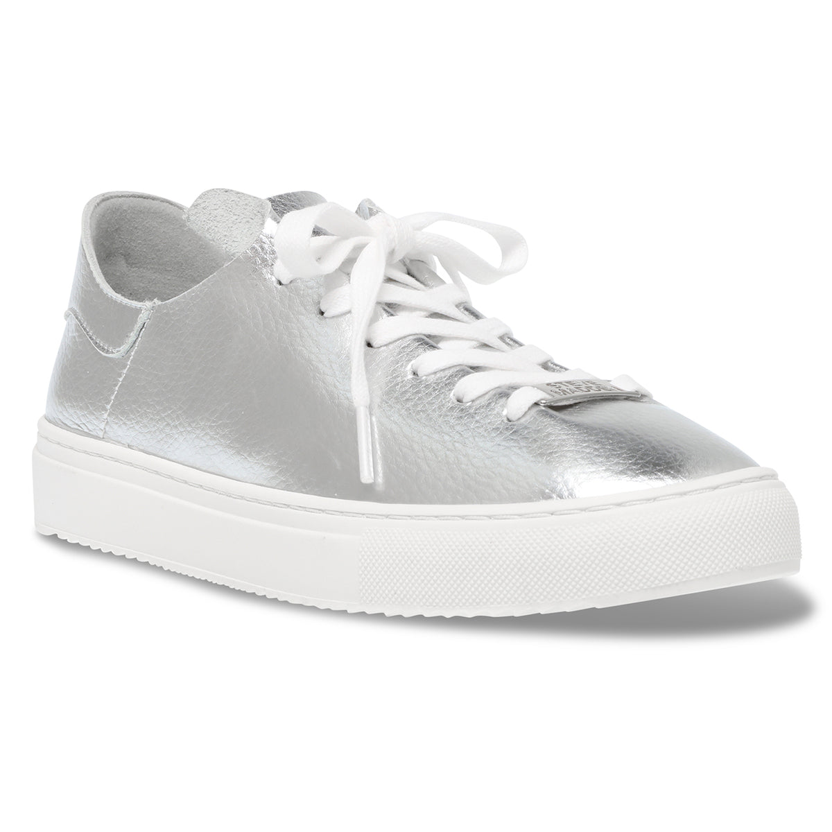Dorey-Sm Silver - Scarpe Stringate Profilo Basso Donna Argento SMPDOREY-SM-SIL . STEVE MADDEN 