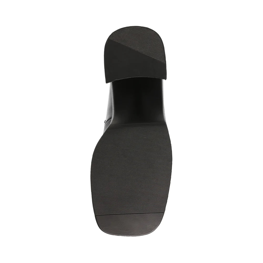 FAR-OUT BLACK LEATHER - Mocassini con Tacco Alto Donna Neri SMSFAR-OUT-BLA . STEVE MADDEN 