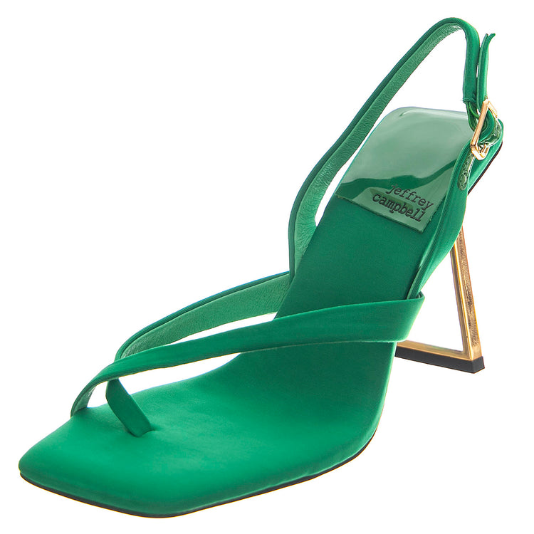 Mercantile Green Neonprene Gold - Sandaldi Donna Verdi JCSR808T-203-002-GRN . JEFFREY CAMPBELL 