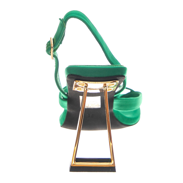Mercantile Green Neonprene Gold - Sandaldi Donna Verdi JCSR808T-203-002-GRN . JEFFREY CAMPBELL 
