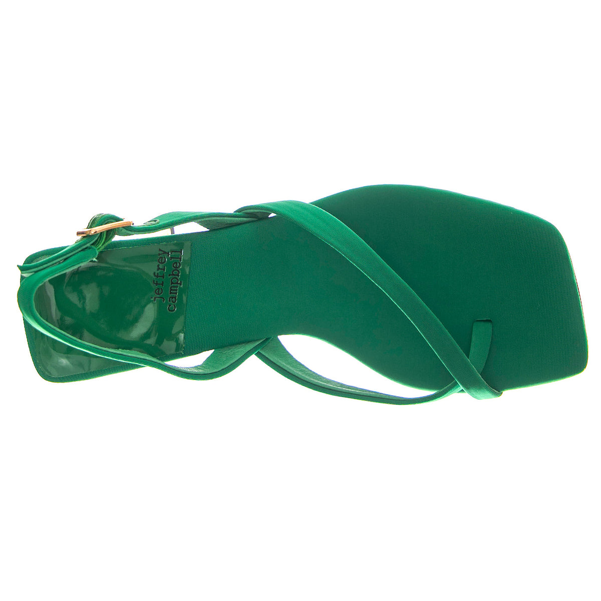 Mercantile Green Neonprene Gold - Sandaldi Donna Verdi JCSR808T-203-002-GRN . JEFFREY CAMPBELL 