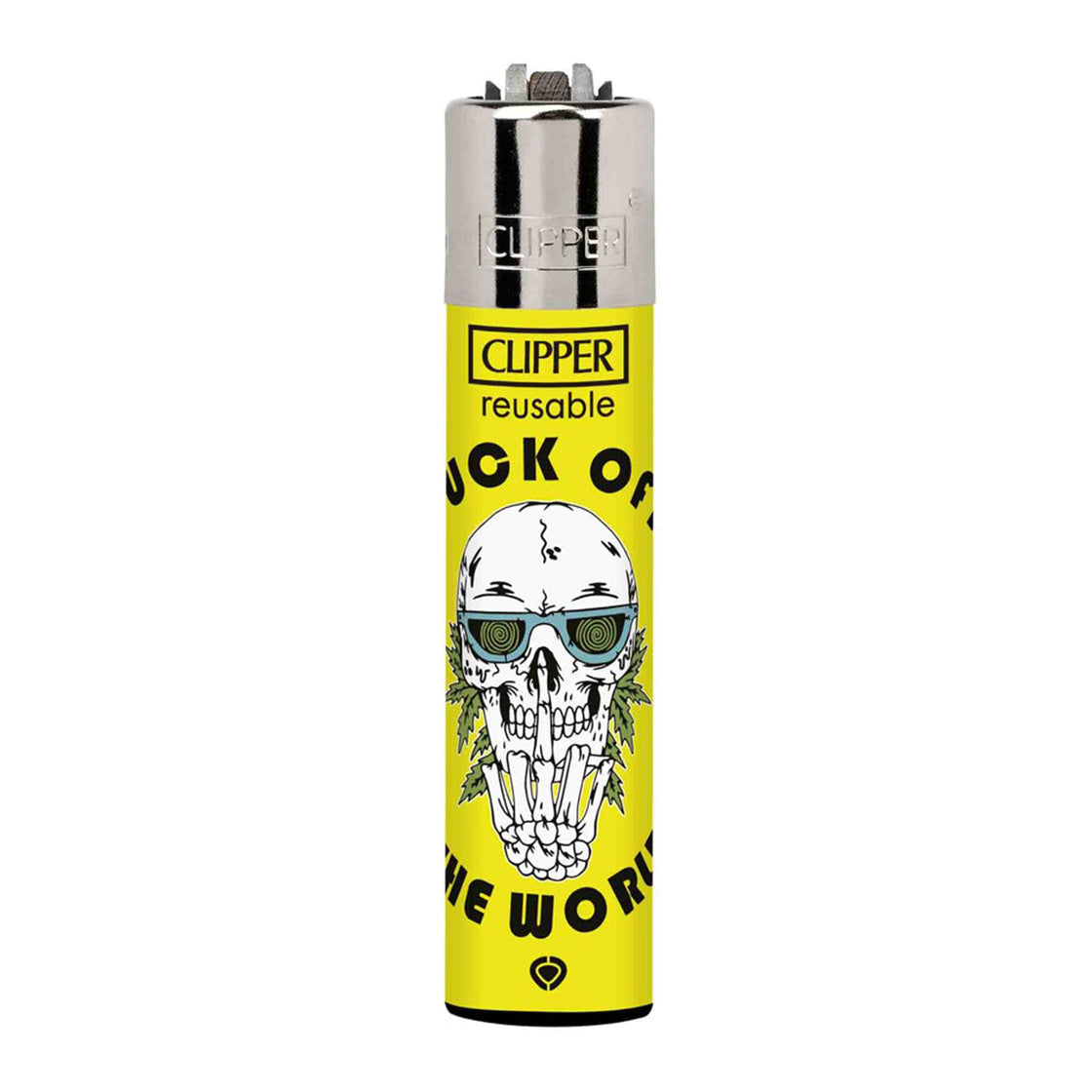 Clipper Circa - Fuck Off The World - Accendino Ricaricabile Giallo / Multicolore 237741_13 . C1RCA 