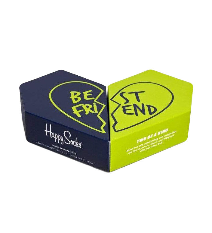 Bestie 6500 - Confezione da Due Paia di Calzini Multicolore XBES02-6500 . HAPPY SOCKS 