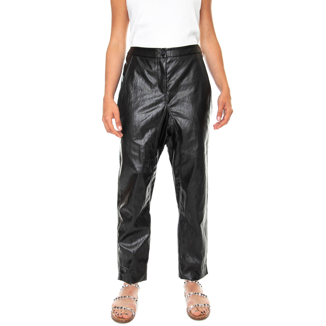 021SD28001 - Pantaloni Donna Nero / Ebano 021SD28001 -S2367 . ALESSIA SANTI 