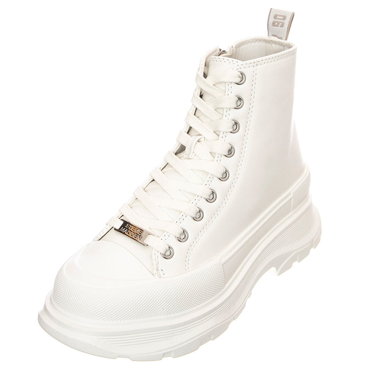 Captor - Scarpe Stringate Profilo Alto Donna Bianche SMPCAPTOR-WHTWHT . STEVE MADDEN 