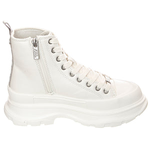 Captor - Scarpe Stringate Profilo Alto Donna Bianche SMPCAPTOR-WHTWHT . STEVE MADDEN 