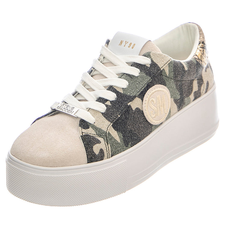 Optic - Scarpe Stringate Profilo Basso Donna Camo SMPOPTIC-CAMMLT . STEVE MADDEN 
