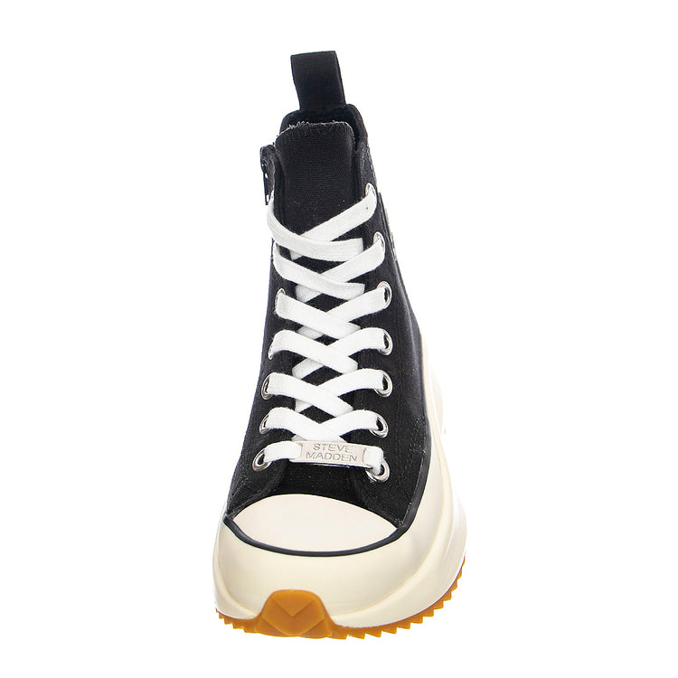 Shark - Scarpe Stringate Profilo Alto Donna Nere SMPSHARK-BLK . STEVE MADDEN 