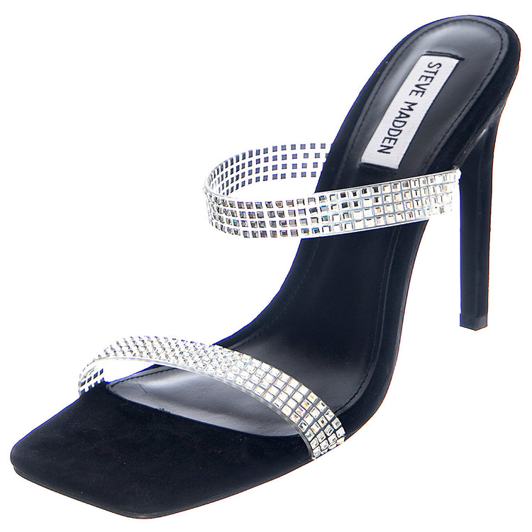 Milani - Sandali Donna Neri / Argento SMSMILANI-BLKMLT . STEVE MADDEN 