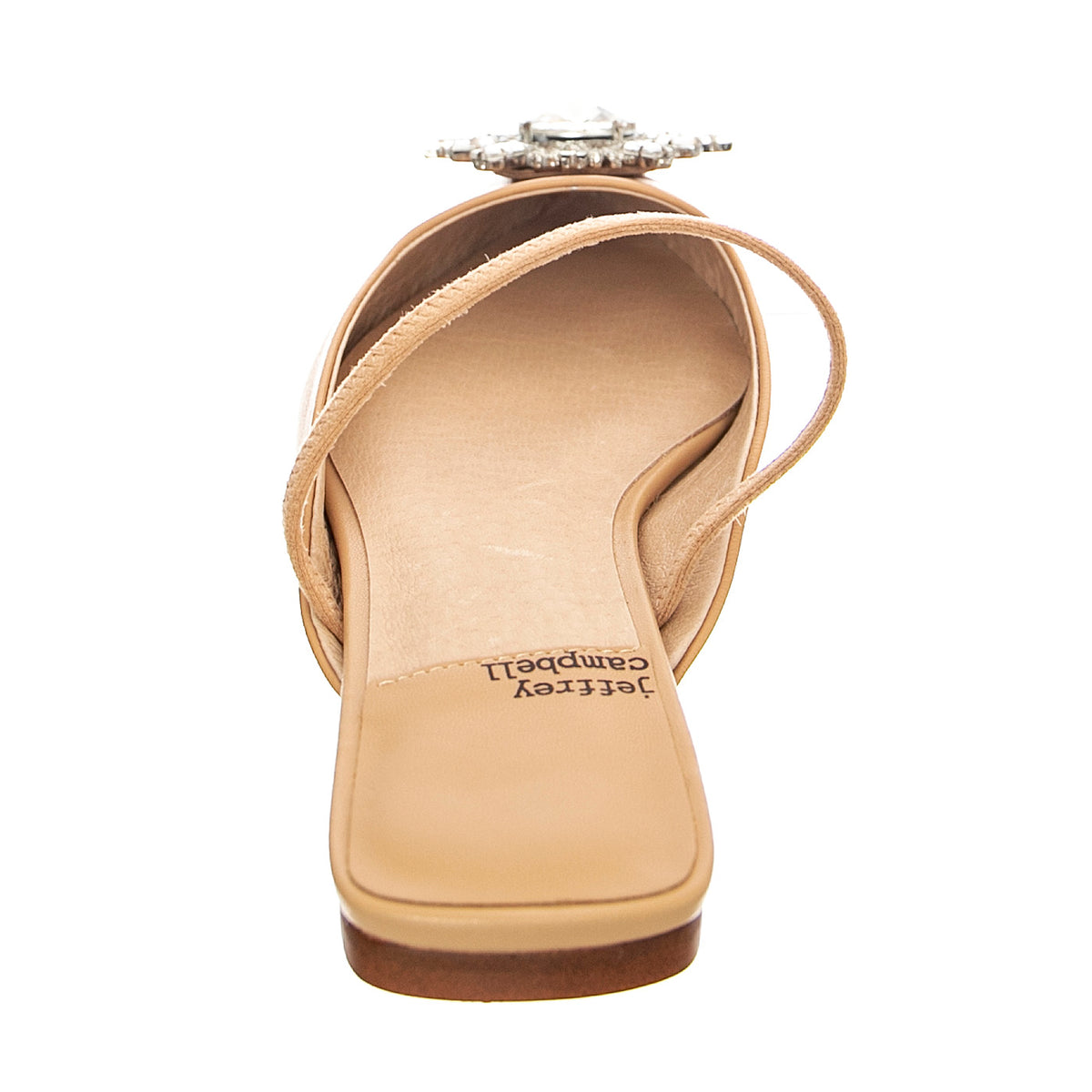 Latira Beige Silver Kid Leather + Fabric - Sandali Donna Beige JCS82258P-108-BEI . JEFFREY CAMPBELL 