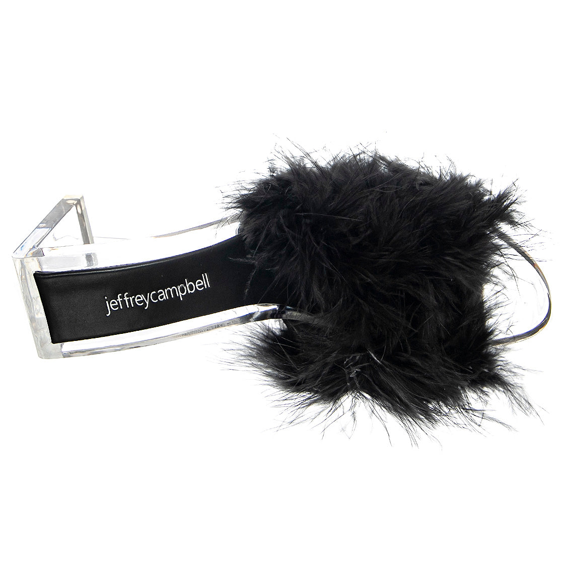 Luxuries Black Faux Suede+Fur - Sandali Donna Neri JCSJC-931-1-7 -BLA . JEFFREY CAMPBELL 
