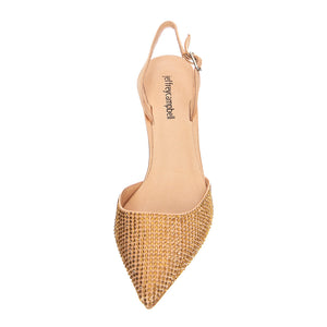 Zivote Beige Fabric - Sandali Donna Beige JCSR129PF-25-024-BEI . JEFFREY CAMPBELL 