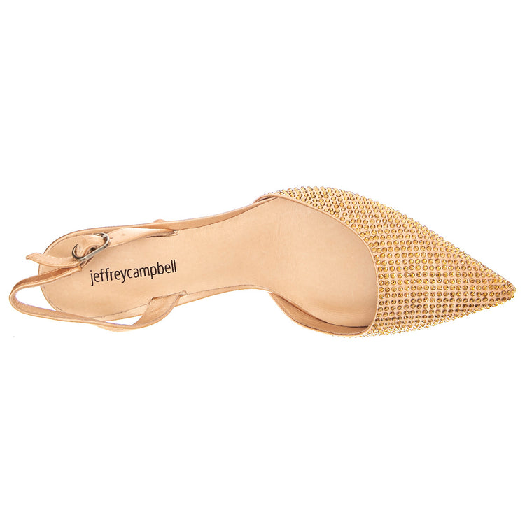 Zivote Beige Fabric - Sandali Donna Beige JCSR129PF-25-024-BEI . JEFFREY CAMPBELL 