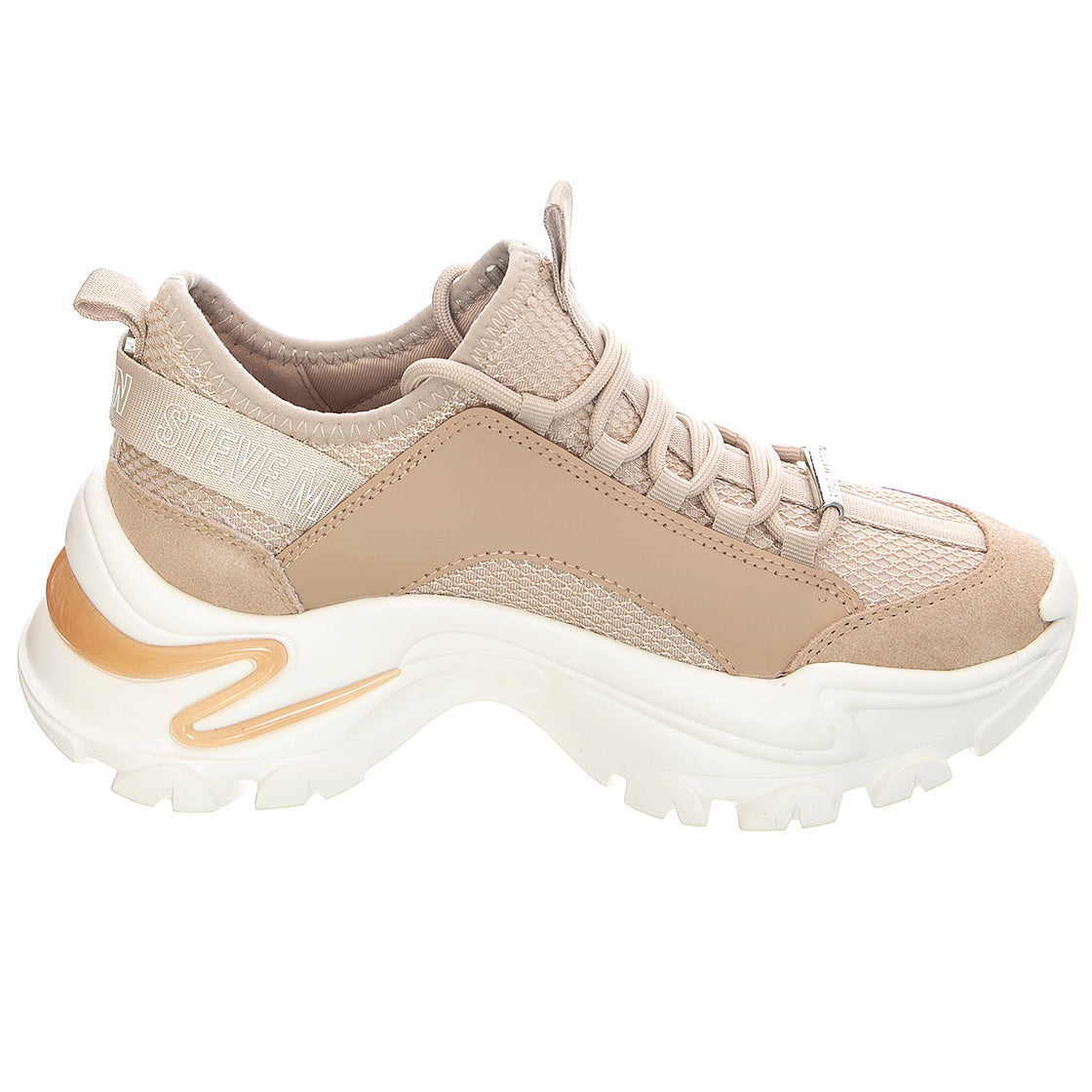 Medusa - Scarpe Stringate Profilo Basso Donna Beige SMPMEDUSA-BLS . STEVE MADDEN 