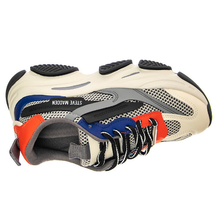 Possession Grey / Blue - Scarpe Stringate Profilo Basso Donna Grigio / Blu / Multicolore SMPPOSSESSION-GRWBLU . STEVE MADDEN 