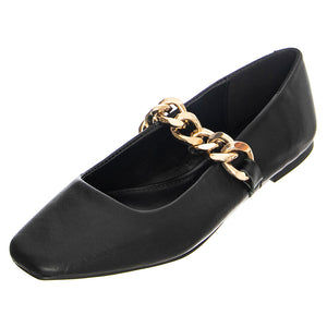 QUEENIE BLACK LEATHER - Scarpe Basse Donna Nere SMSQUEENIE-BLK . STEVE MADDEN 