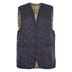 QUILTED WAISTCOAT ZIP IN LINER NAVY/DRESS - Giacca Smanicata Uomo Blu MLI0001-NY91-FW23 . BARBOUR 