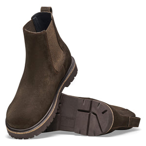 Highwood Slip On Men Mocca Suede Leather - Stivaletti Uomo Marroni 1025726 . BIRKENSTOCK 
