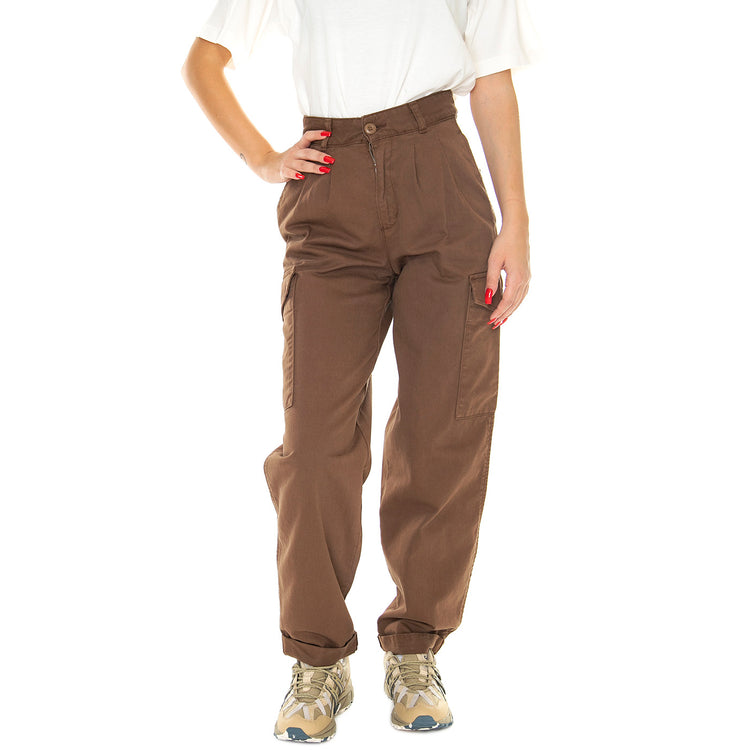 W' Collins Pant Tamarind /garment dyed - Pantaloni Donna Marroni I029789.1CNGD . CARHARTT WIP 
