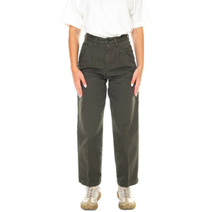 W' Cara Pant Plant /garment dyed - Pantaloni Donna Verdi I029802.1NQGD . CARHARTT WIP 