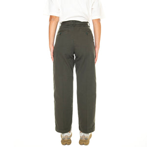 W' Cara Pant Plant /garment dyed - Pantaloni Donna Verdi I029802.1NQGD . CARHARTT WIP 