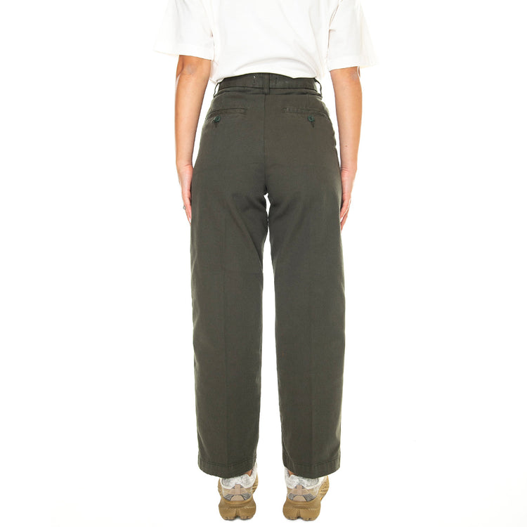 W' Cara Pant Plant /garment dyed - Pantaloni Donna Verdi I029802.1NQGD . CARHARTT WIP 