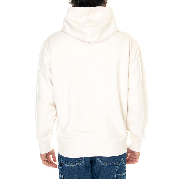 Sunset On MT Fuji Hoodie Sweat Whisper White - Felpa con Cappuccio Uomo Bianca I029284.WHW.67. . EDWIN 