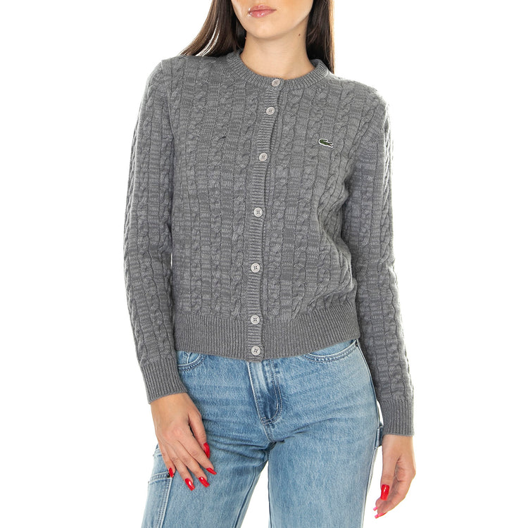 Pullover AF0904-LIJ Donna Grigio AF0904-LIJ . LACOSTE 