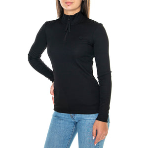 Maglietta M/L DF0885-031 Black - Maglia Donna Nera DF0885-031 . LACOSTE 