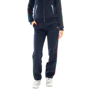 Pant.Tuta XF1647-166 Blue Pants - Pantaloni Donna Blu XF1647-166 . LACOSTE 