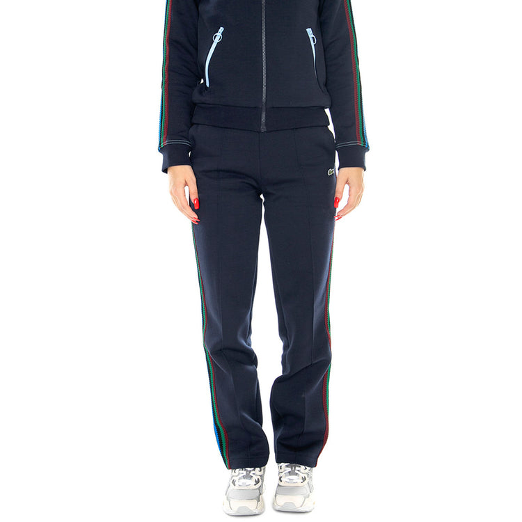 Pant.Tuta XF1647-166 Blue Pants - Pantaloni Donna Blu XF1647-166 . LACOSTE 