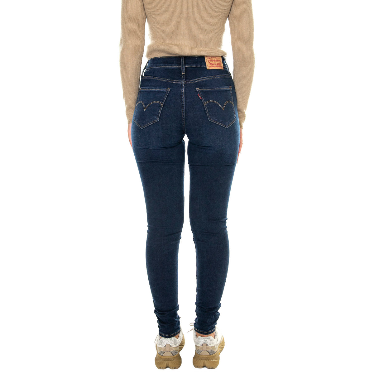 720 Hi Rise Super Skinny Pressured Into I Dark Indigo Worn In - Pantaloni Denim Jeans Donna Blu 52797-0345 . LEVIS 