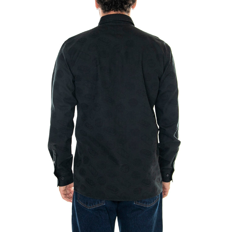 M' McCoy Donut Dog Shirt Black - Camicia Uomo Nera McCoy Donut Dog Shirt Black . SANTA CRUZ 