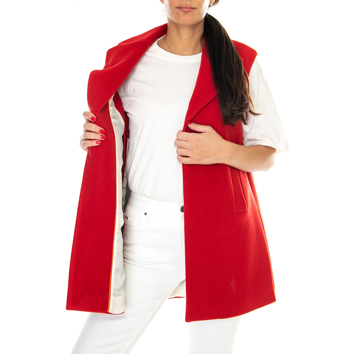 Capospalla Donna 410 Rosso Red Jacket W263CRISTIN38W574-410 . SKILLS 