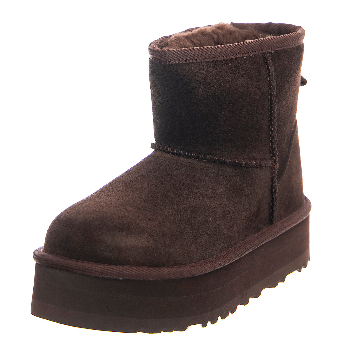 Mount Hope Fleece Brown - Stivaletti Bambini Marroni 1143700K-BCDR . UGG 