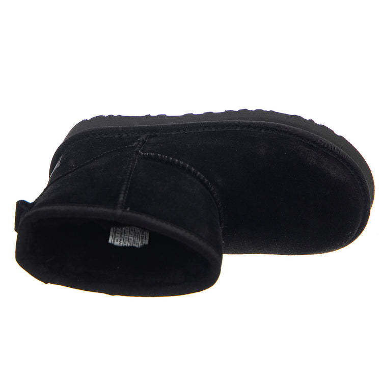 Mount Hope Fleece Black - Stivaletti Bambini Neri 1143700K-BLK . UGG 