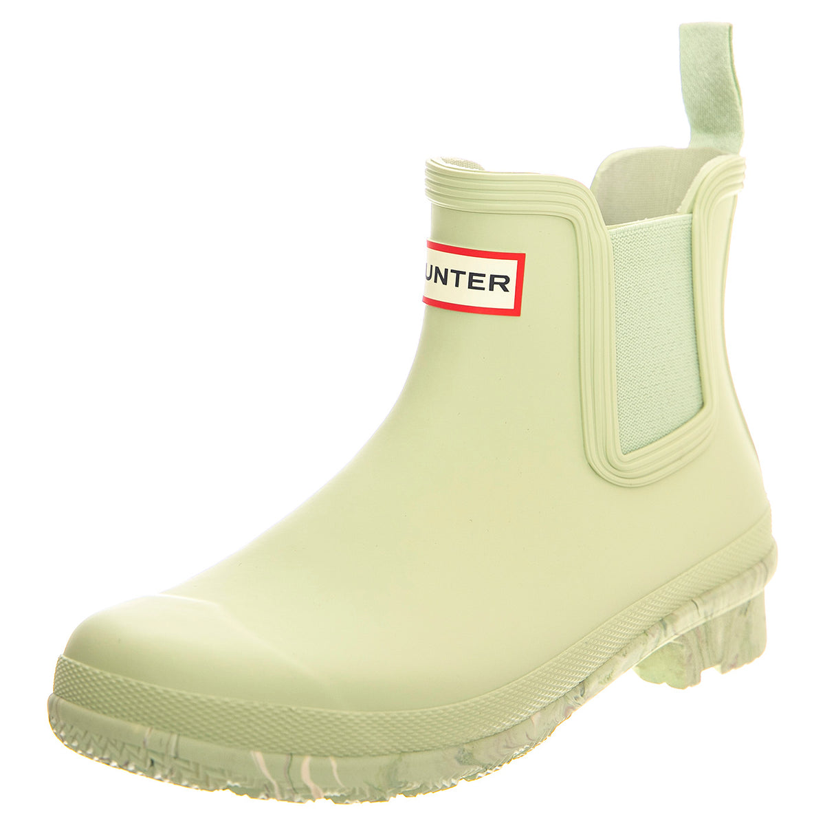 Original Chelsea Boot Marble Muffled Green - Stivaletti Donna Verdi HUSWFS2257RMA-MMF . HUNTER 