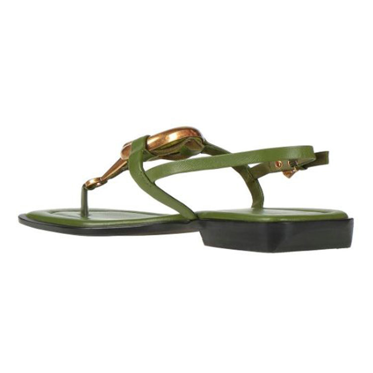 MATALA OLIVE GOLD - Sandali Bassi Donna Verdi JCSJC-1152-1-8-OLIGL . JEFFREY CAMPBELL 