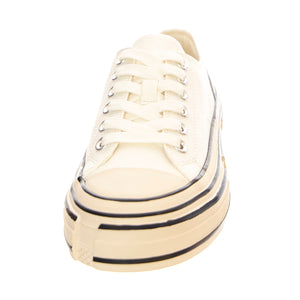 JC Play Endorphin-H Canvas White Shoes - Scarpe Donna Bianche PLSJCD-037-1-03-WHT . JEFFREY CAMPBELL 