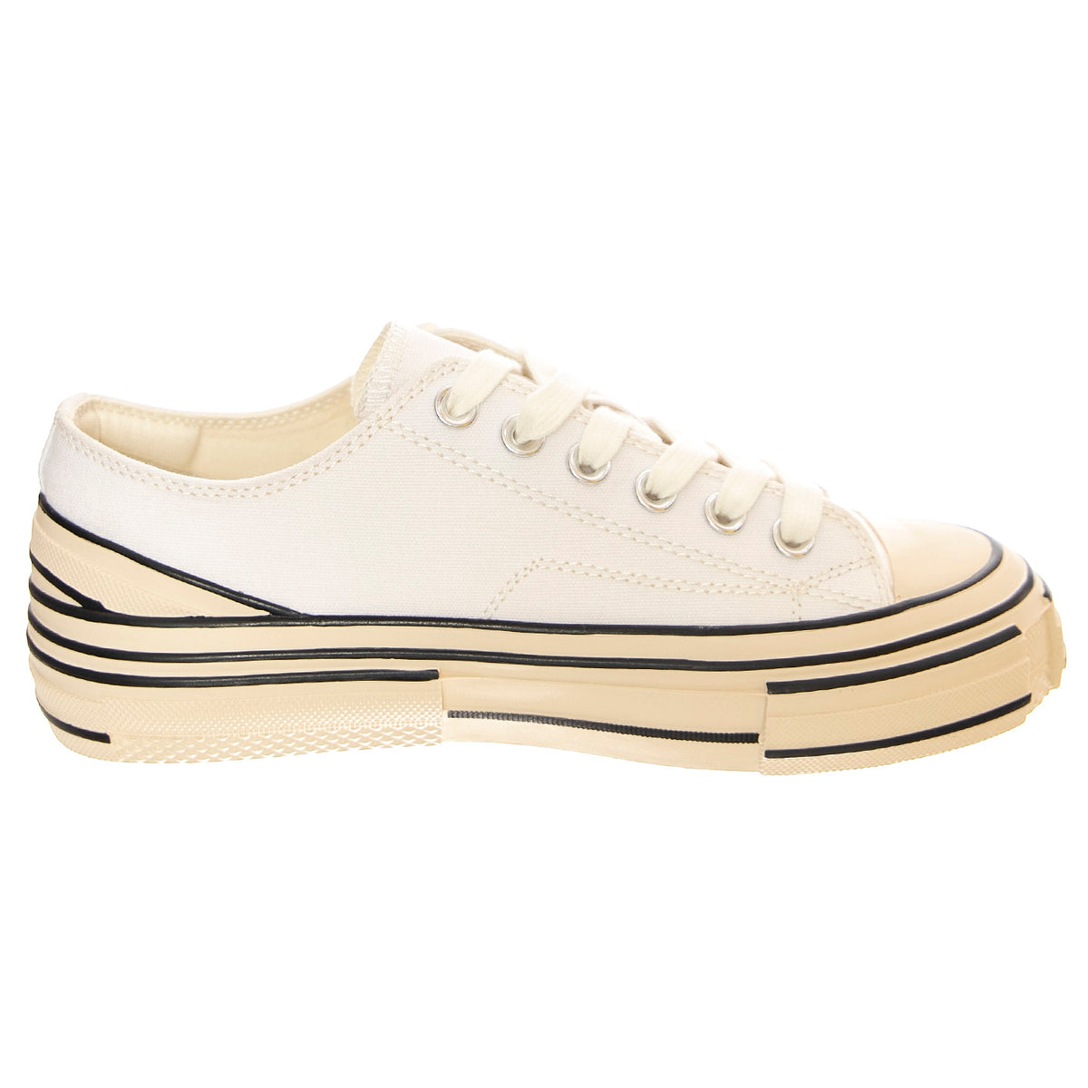 JC Play Endorphin-H Canvas White Shoes - Scarpe Donna Bianche PLSJCD-037-1-10-LWHT . JEFFREY CAMPBELL 
