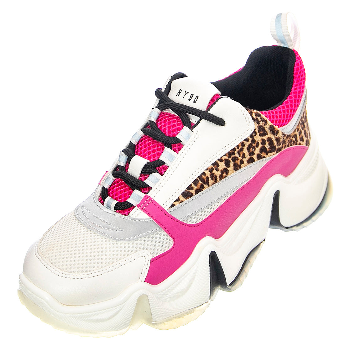 City - Scarpe Stringate Profilo Basso Donna Bianche / Multicolore 196010252659 . STEVE MADDEN 