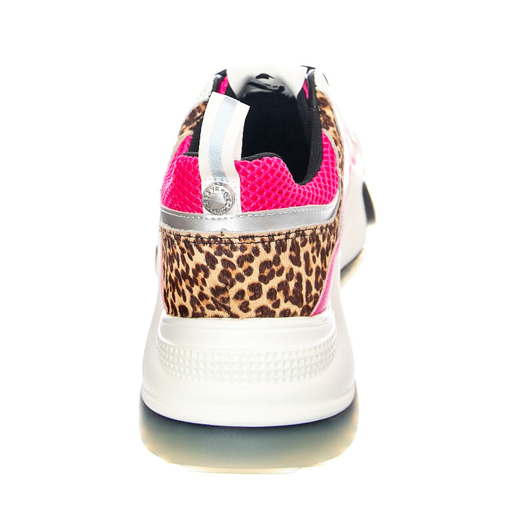 City - Scarpe Stringate Profilo Basso Donna Bianche / Multicolore 196010252659 . STEVE MADDEN 
