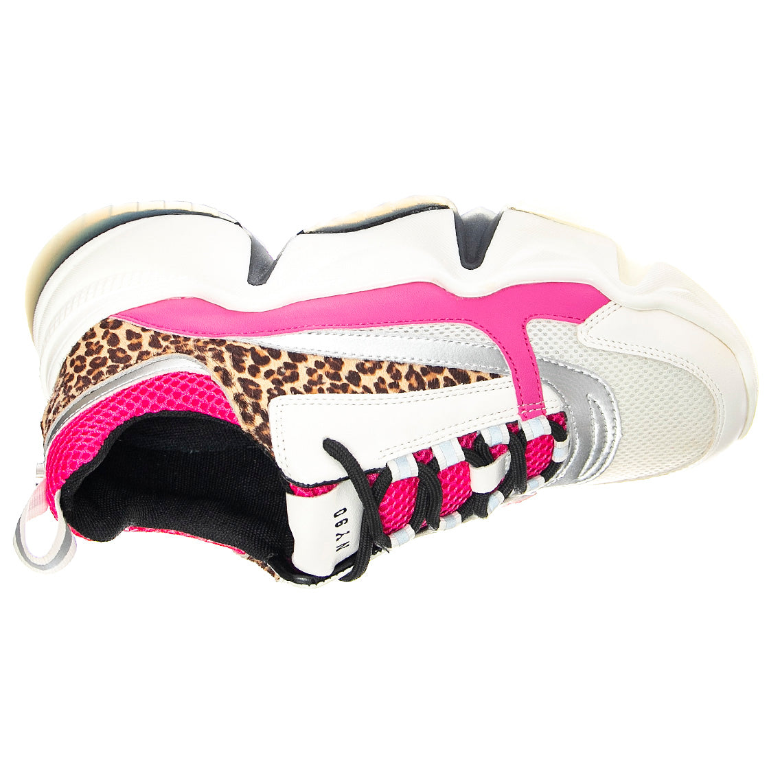 City - Scarpe Stringate Profilo Basso Donna Bianche / Multicolore 196010252659 . STEVE MADDEN 