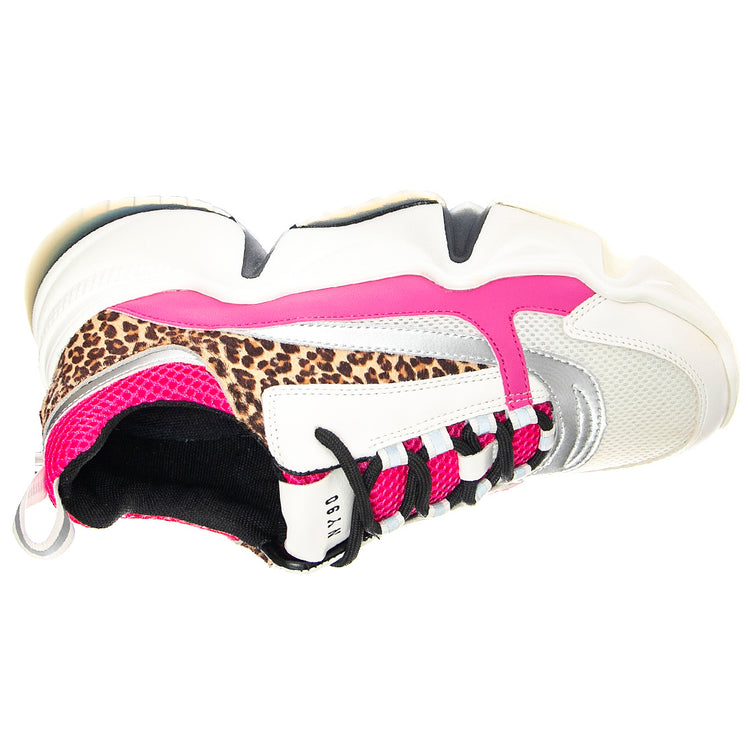 City - Scarpe Stringate Profilo Basso Donna Bianche / Multicolore 196010252659 . STEVE MADDEN 