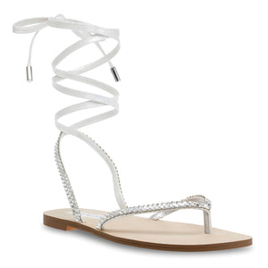 DENZELLE RHINESTONE - Sandali Bassi Donna Bianchi SMSDENZELLE-RHI . STEVE MADDEN 